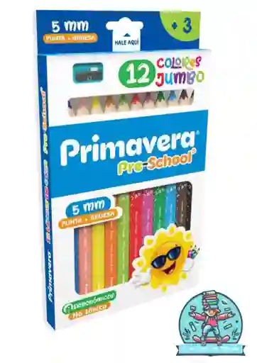 Colores Primavera Jumbo X 12