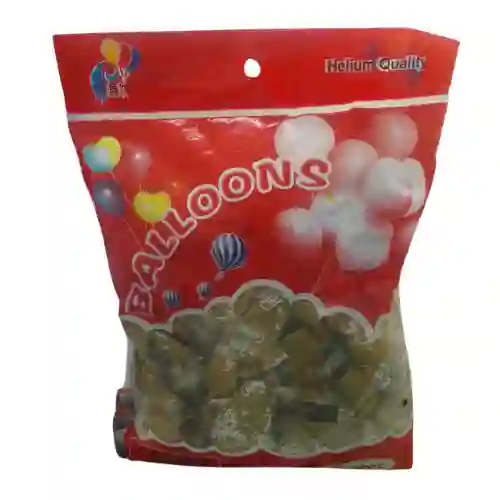 Bomba R-12 Infinity Dorada Estampado Feliz Cumpleaños (balloon) Paqx100und