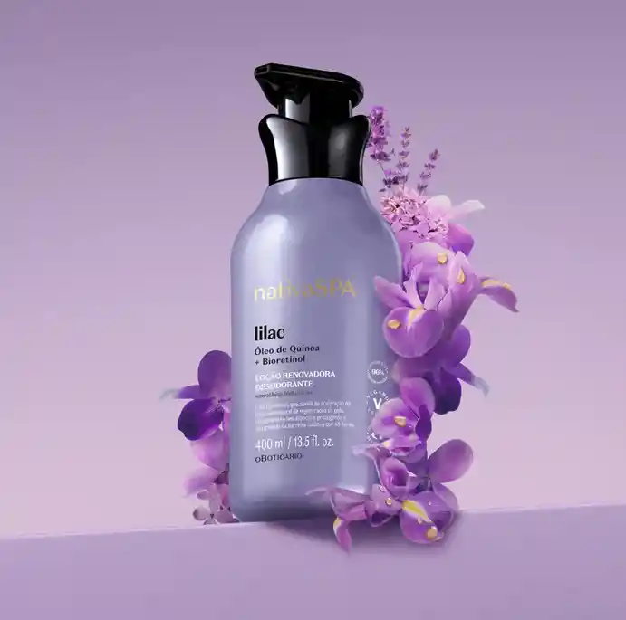 Loción Hidratante Corporal Lila 400ml Nativa Spa