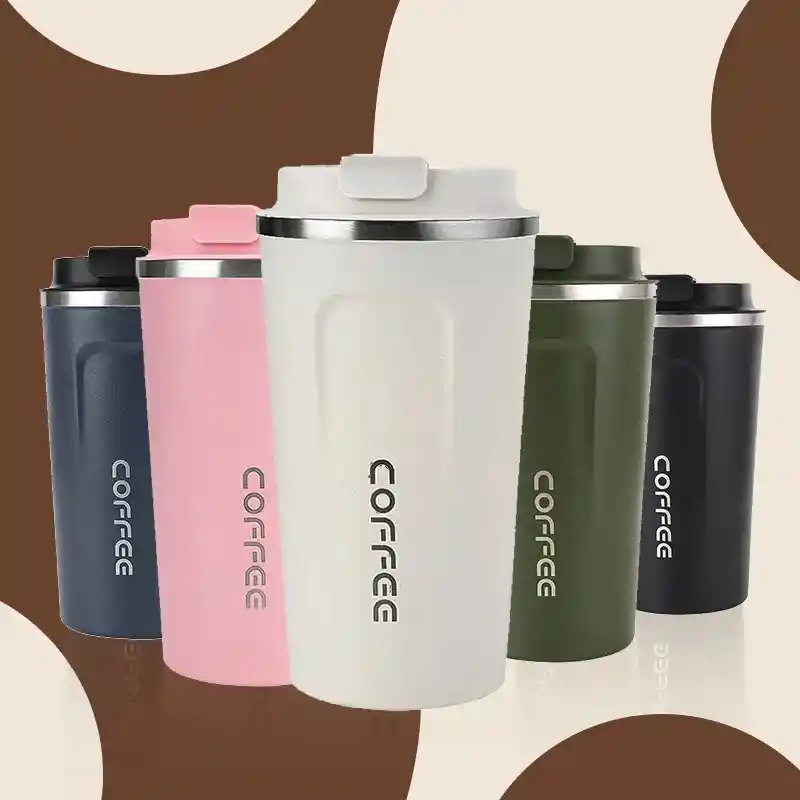 Termo De Café H Vacuum De Acero - Ml Blanco