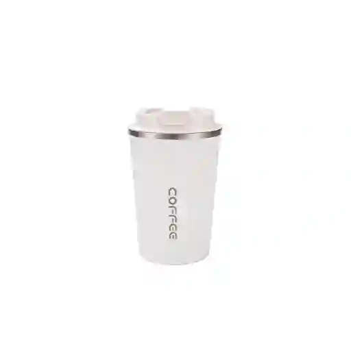 Termo De Café H Vacuum De Acero - Ml Blanco