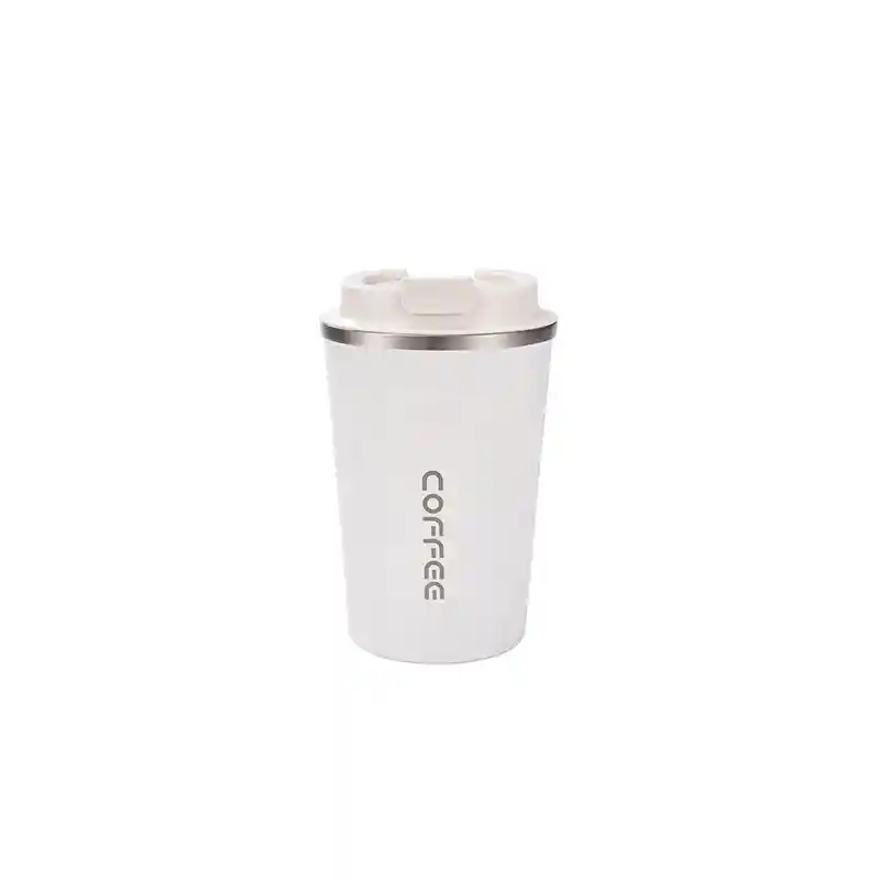 Termo De Café H Vacuum De Acero - Ml Blanco