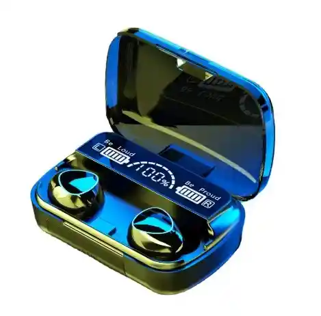 Audífonos Inalámbricos Bluetooth M10 Negro Con Luz Led