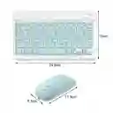 Teclado Bluetooth Kit Mouse Y Teclado Keyboard Nuevo Amarillo