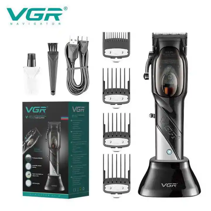 Vgr Cortadora De Cabello Rpm 9000 Con Motor Magnético V-002