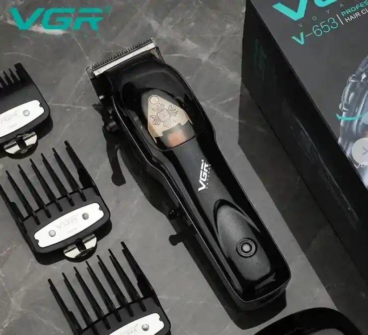 Maquina De Corte Profesional Vgr V-653 Color Negro 110 V/220 V