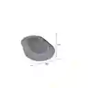 Tapete De Baño Ultra Absorbente Antideslizante Color Oval Gray L As Described