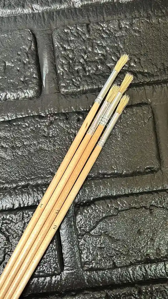 Pincel Redondo Madera #2