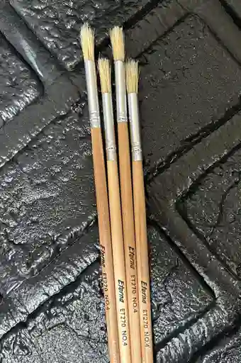 Pincel Redondo Madera #4