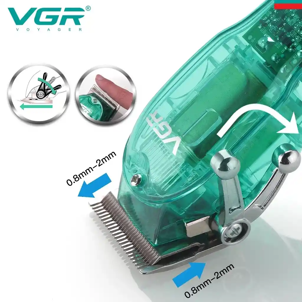 Vgr Cortadora De Cabello Rpm 9000 Con Motor Magnético V-002