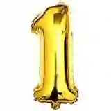 Numero 1 De 18 Pulgadas Dorado