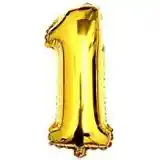 Numero 1 De 18 Pulgadas Dorado