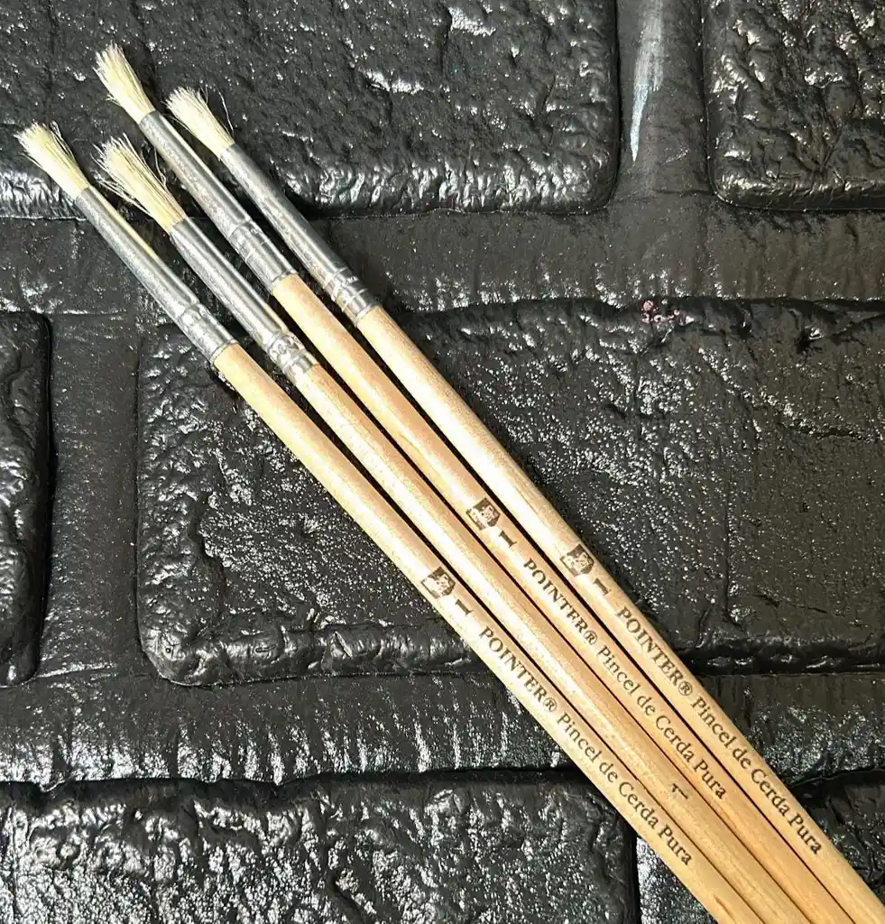 Pincel Redondo Madera #1