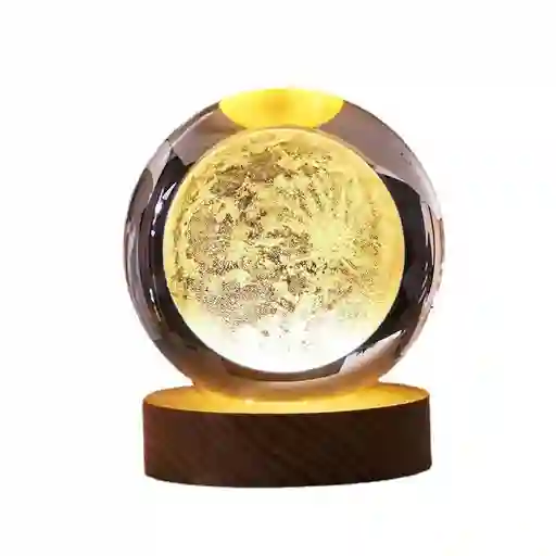 Lámpara Luna 3d Trae El Encanto Del Universo A Tu Hogar