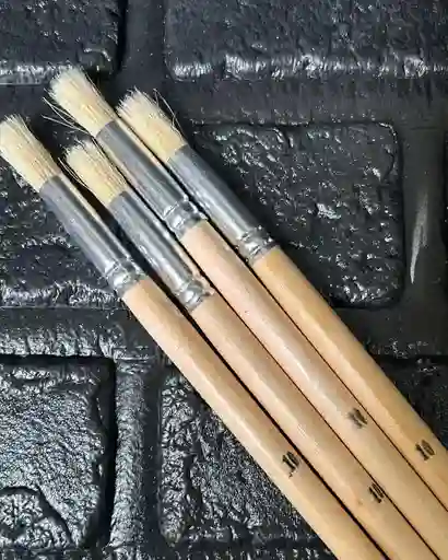 Pincel Redondo Madera #10