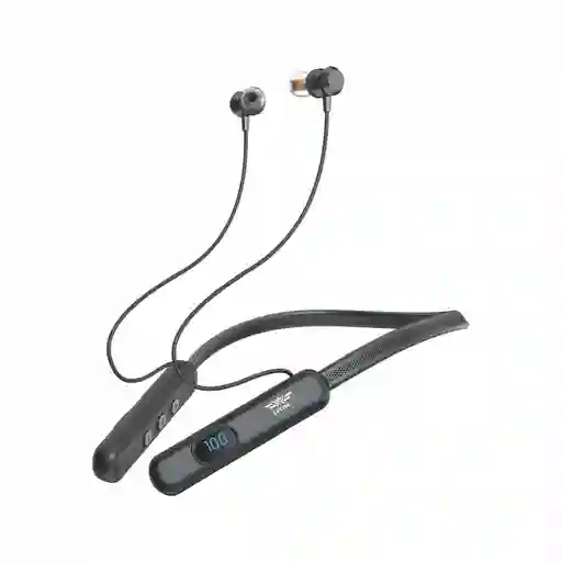 Audífonos De Cuello Fnc Ls-108 Estilo Y Sonido Inigualable Negro