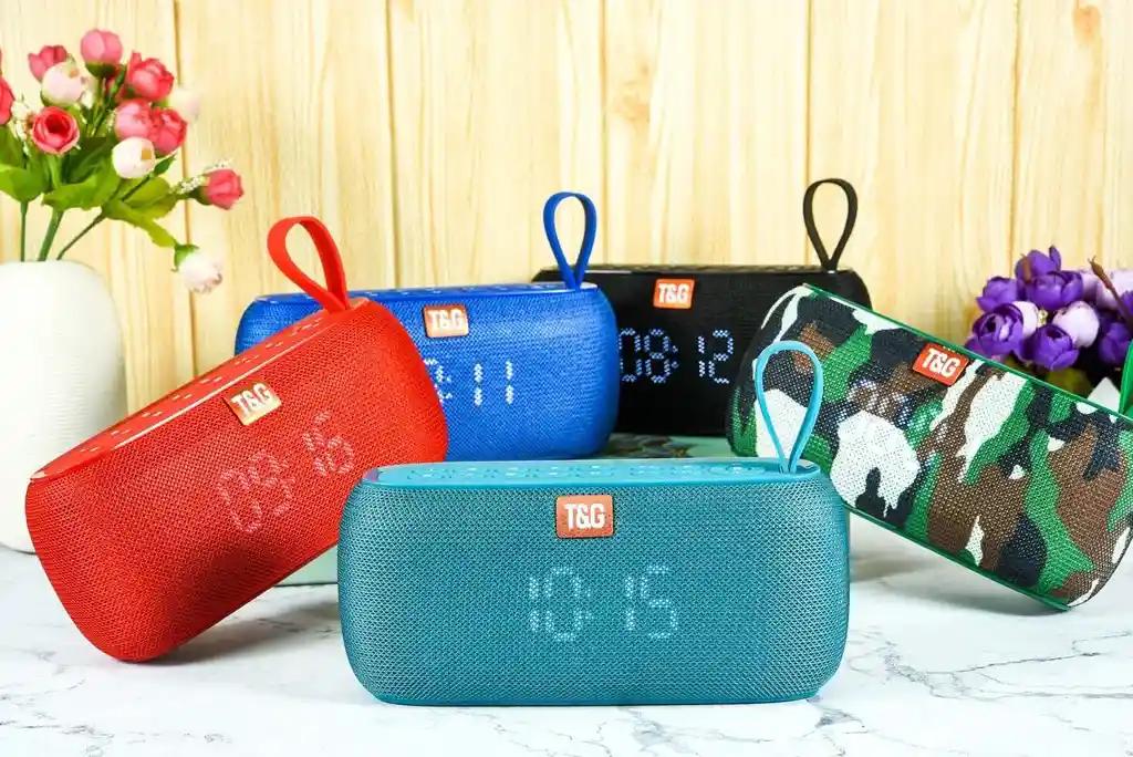 Altavoz Portátil Tg177 Parlante Todo En Uno Con Alarma