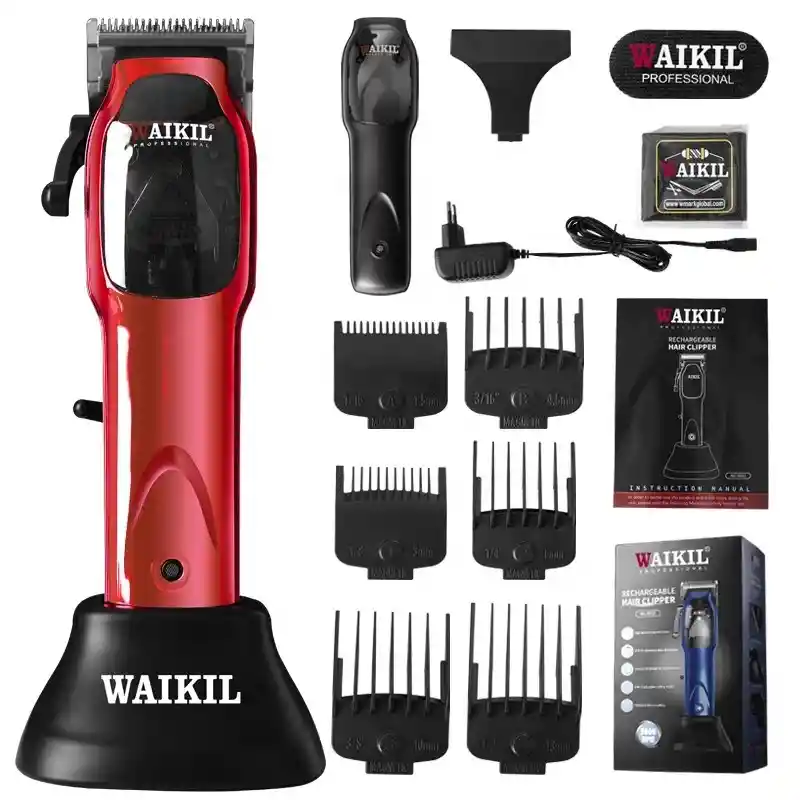 Maquina De Pelo Profesional De Alta Velocidad Ng-9002 Rojo
