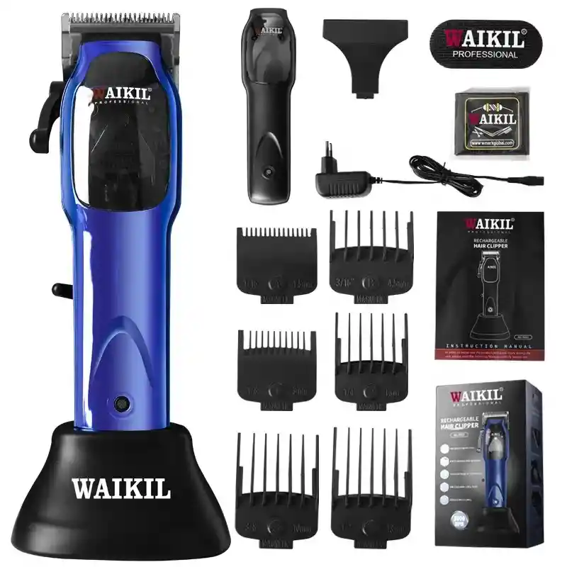 Maquina De Pelo Profesional De Alta Velocidad Ng-9002 Azul
