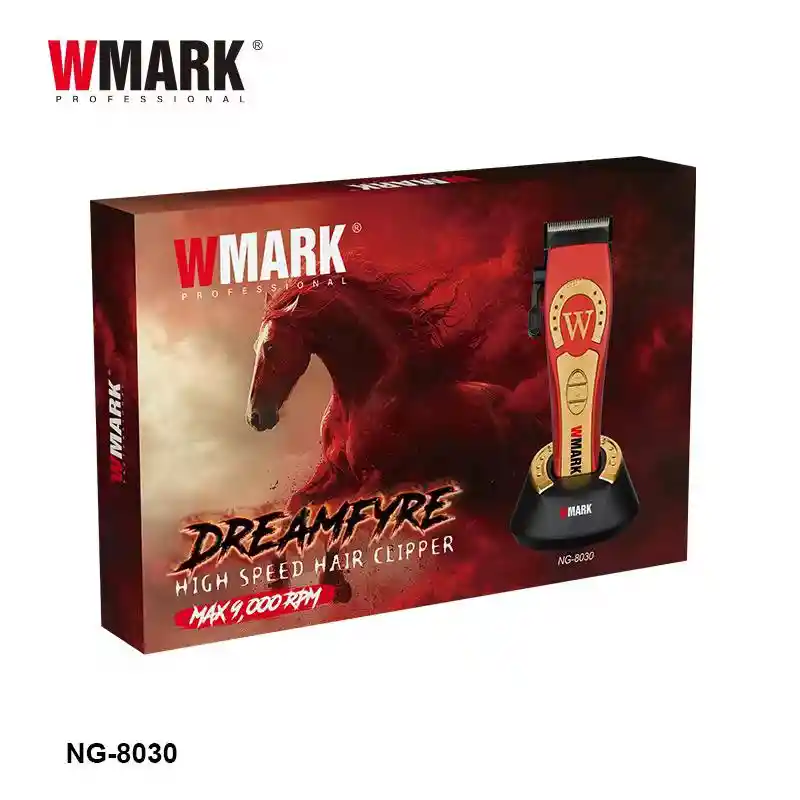 Afeitadora De Pelo Wmark Ng-8030 Completa Profesional Negro