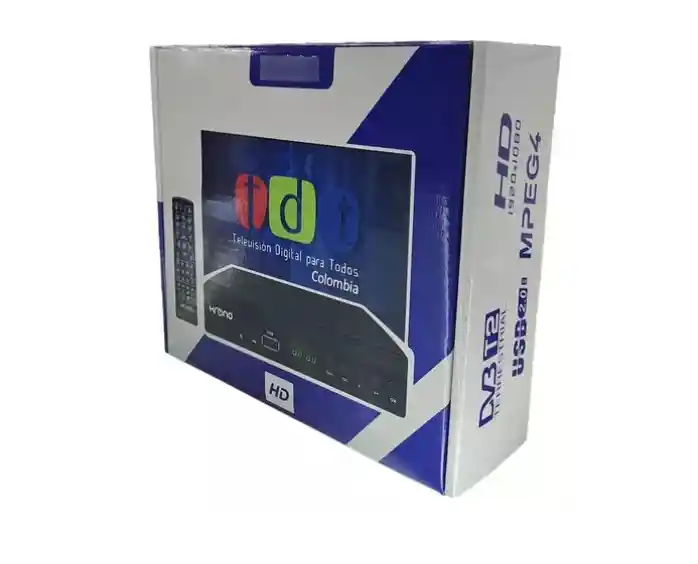 Decodificador Tdt Krono Kr-360 Tv Gratuita Con Accesorios