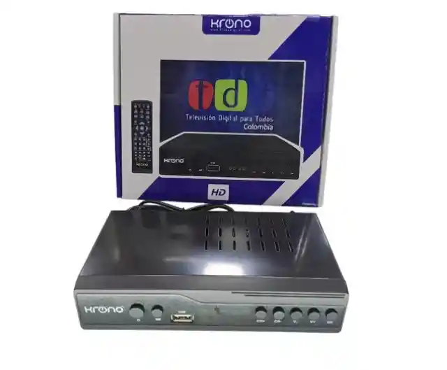 Decodificador Tdt Krono Kr-360 Tv Gratuita Con Accesorios