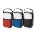 Minialtavoz Bluetooth Con Luz Led Inteligentes Y Recargables Negro