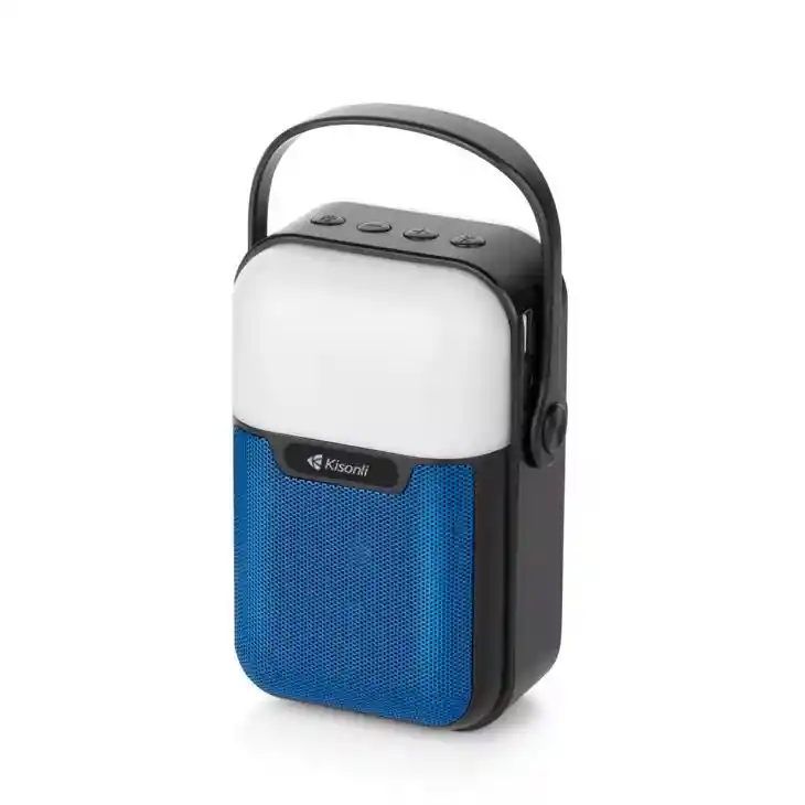 Minialtavoz Bluetooth Con Luz Led Inteligentes Y Recargables Azul