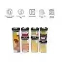 Organizador Frasco Hermetico Cocina Tupper Recipiente Set X7