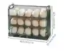 Organizador Estante De Huevos Para Nevera Encimera 3 Niveles