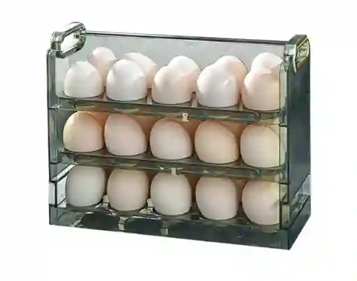 Organizador Estante De Huevos Para Nevera Encimera 3 Niveles