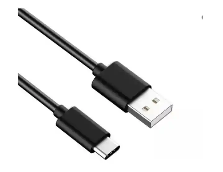 Cable De Carga Control Ps5 1.8 Metros Color Negro Nuevo