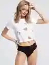 Tres Panty Hilo Tejido Algodon Talla Unica