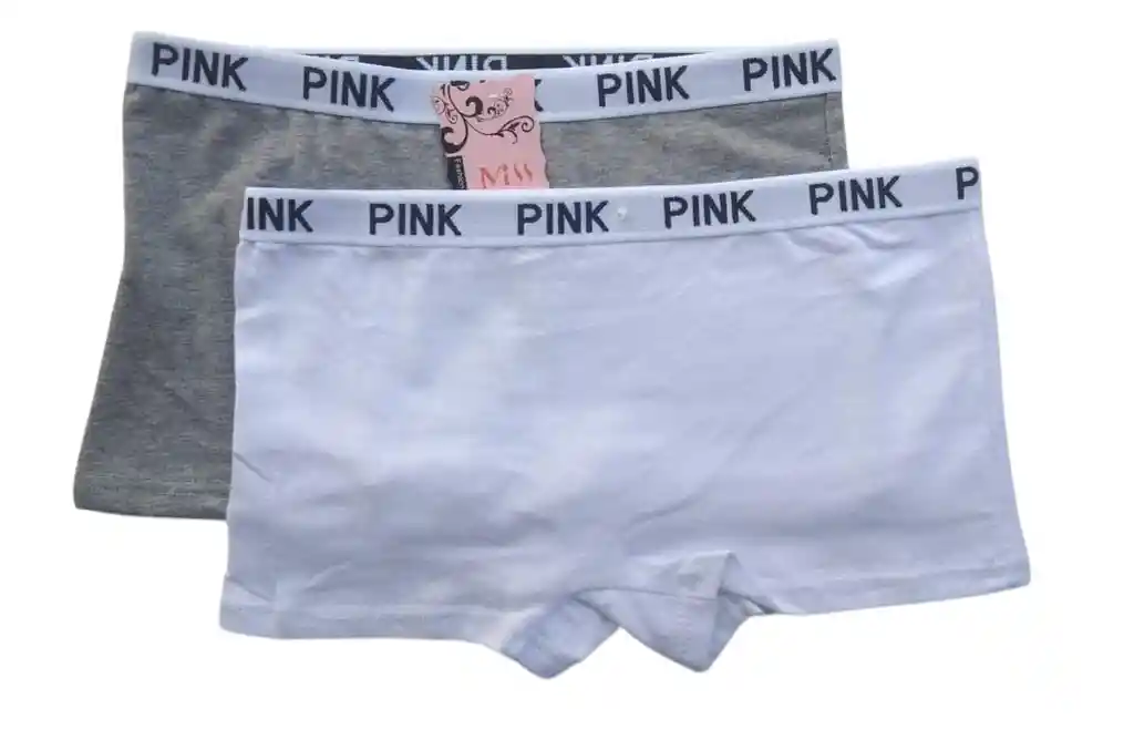 Dos Panty Cachetero Boxer En Algodon Talla S
