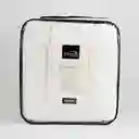 Cubre Cama Expressions Basic Queen Blanco 100% Poliester
