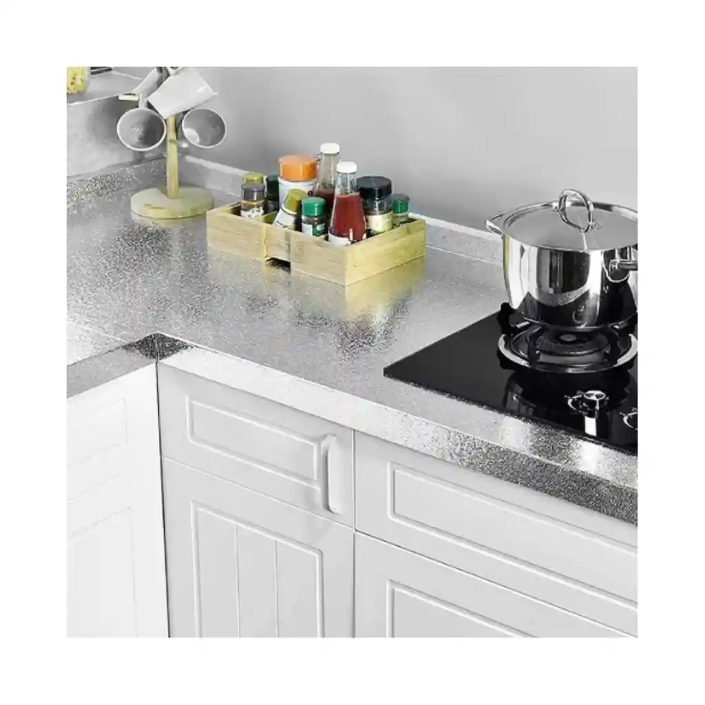 Aluminio Autoadhesivo Protector Cocina Resistente Al Agua