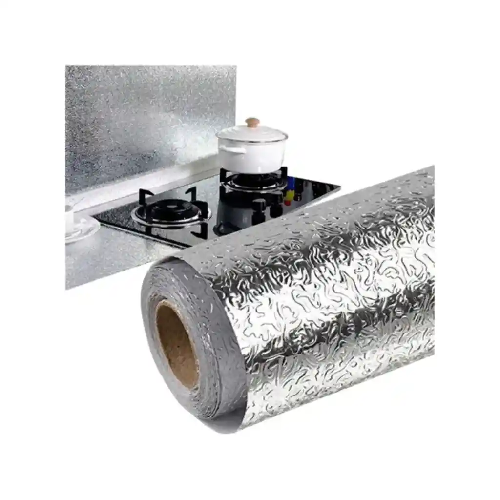 Aluminio Autoadhesivo Protector Cocina Resistente Al Agua