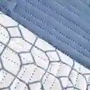 Cubre Cama Expressions Basic Queen Azul 100% Poliester