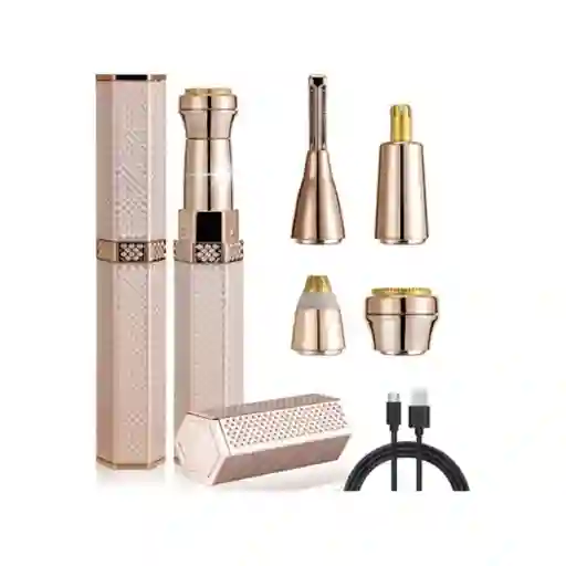 Depiladora Facial Eléctrica Portátil Con Luz Recargable