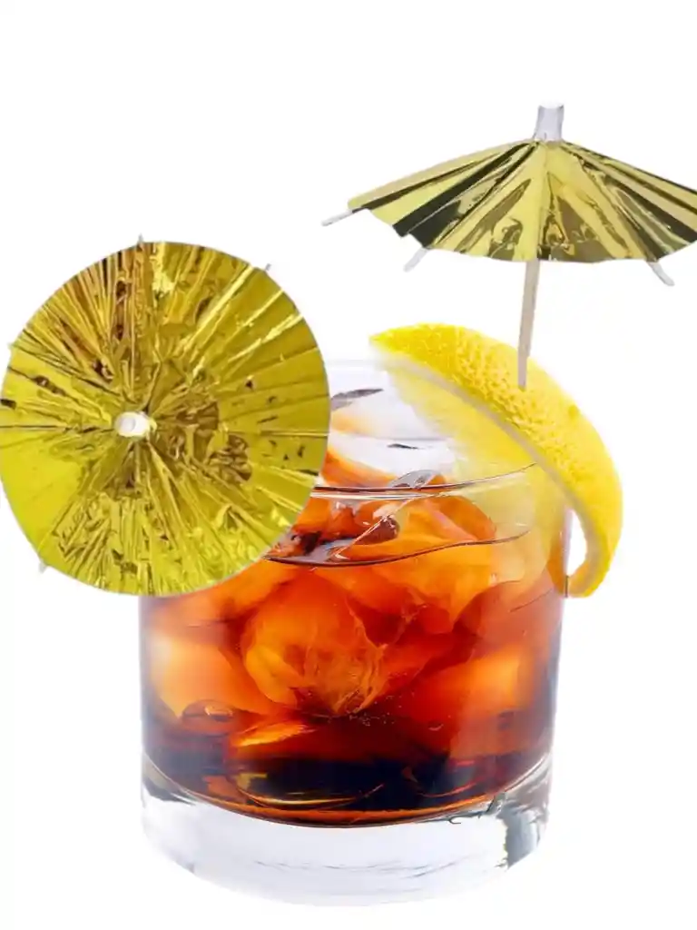 Sombrillas Color Dorado Para Coctel Bar Decoración Bodas Eventos 12 Und