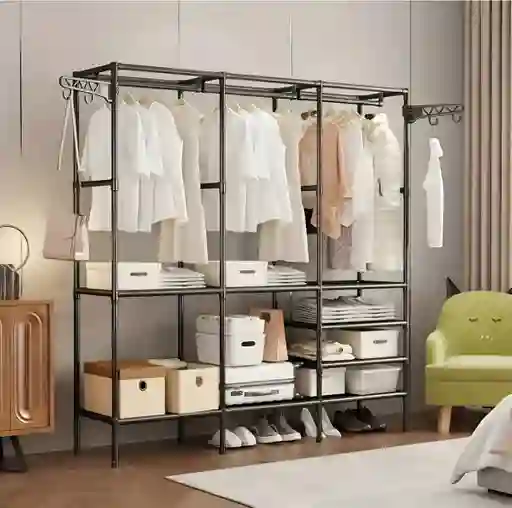 Organizador De Ropa Multifuncional 3 Puestos