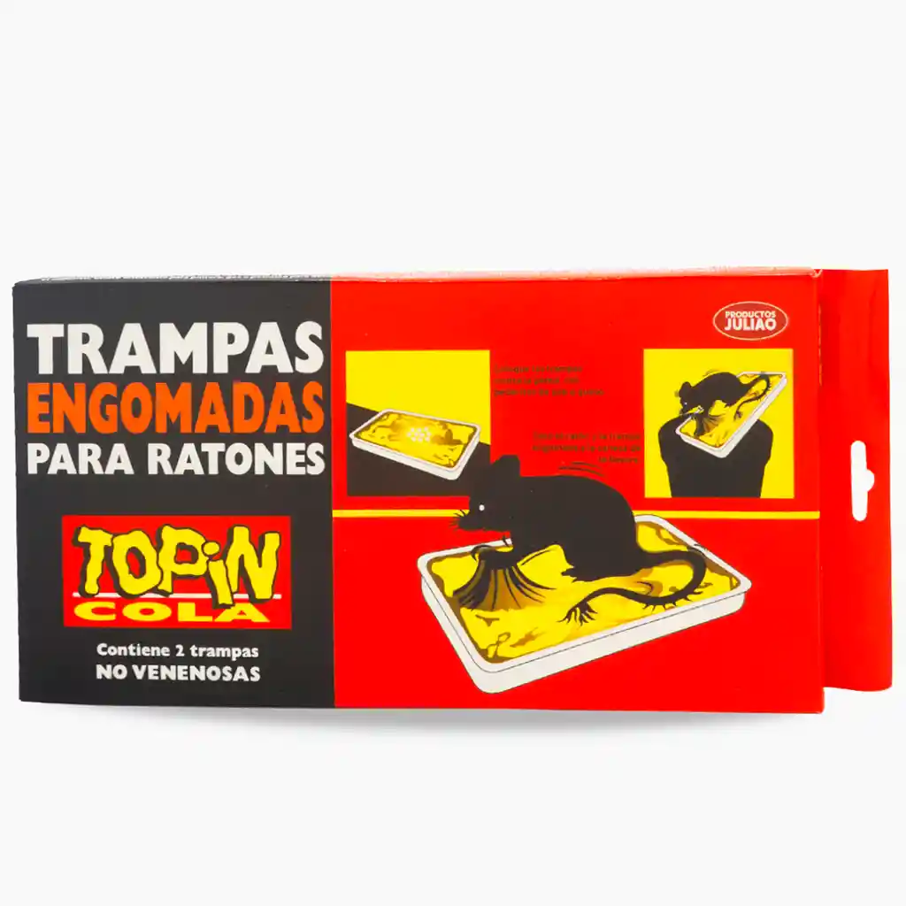 Trampa Engomada Topin Con Caja