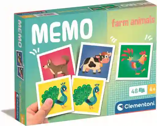 Juego Educativo Animales Granja Memoria 48 Cartas Para Niños