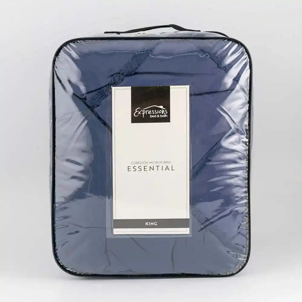 Edredon Expressions Selina Diamond King Azul 100% Poliester