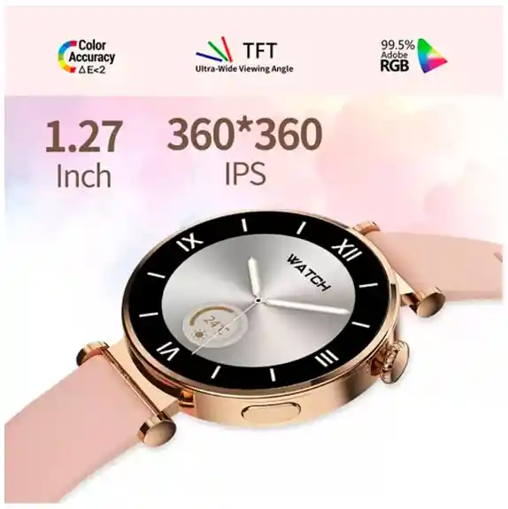 Smartwatch Mobulaa Gt4 Mini Original Palo Rosa
