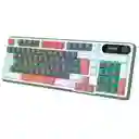Teclado Gamer Mecánico Inalámbrico Royal Kludge Rks98 Rgb Camping (español)