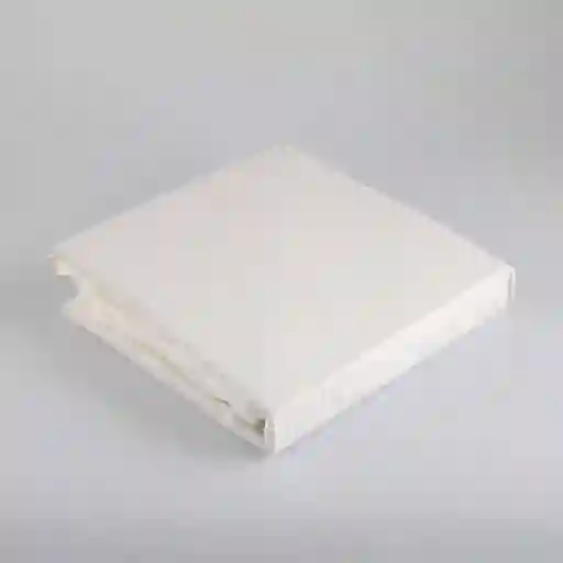 Sabana Ajustable Expressions 150h Sencillo Blanco 100% Algodon