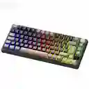 Teclado Gamer Mecánico Inalámbrico Royal Kludge Rkm75 Rgb 75% Phantom (español)