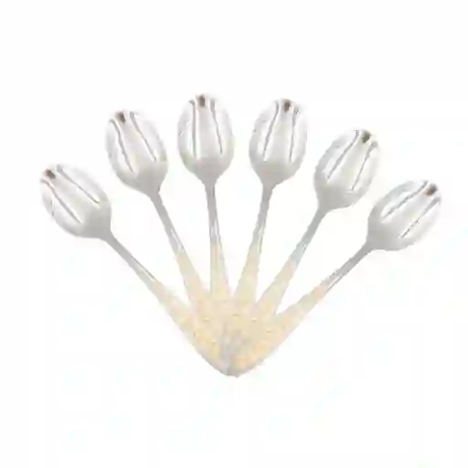 Set De Cucharas Para Postre X 6 Piezas - Estocolmo