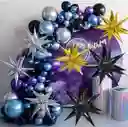 Globo Metalizado Estrella 3d Dorada ✨